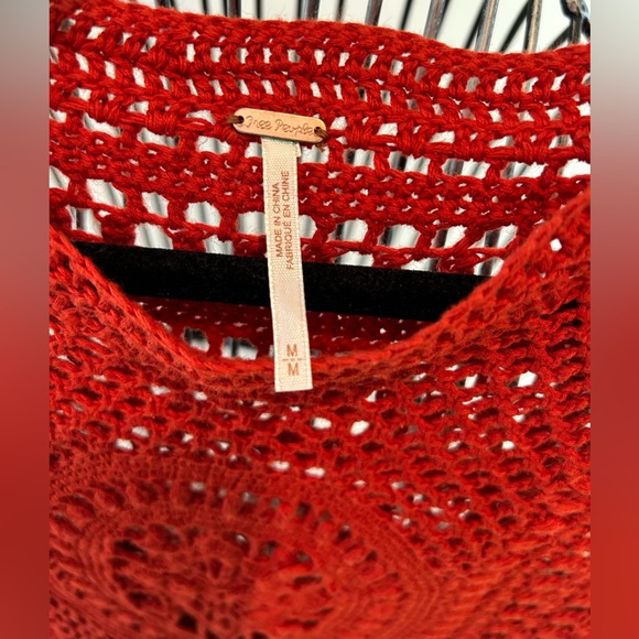 Free People- Medium - Brown/Orange - Shirt/Dress - Picture 4 of 8